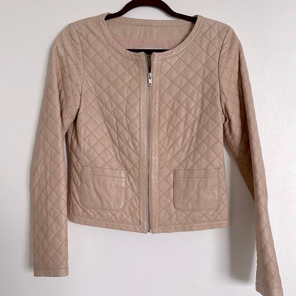 hinge Jackets & Blazers - 100% Real Leather Quilted Jacket - Hinge jacket